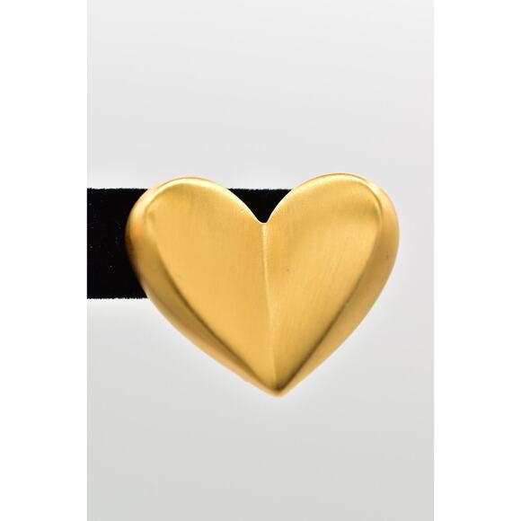 Givenchy Gold Heart Earrings - Picture 7 of 12